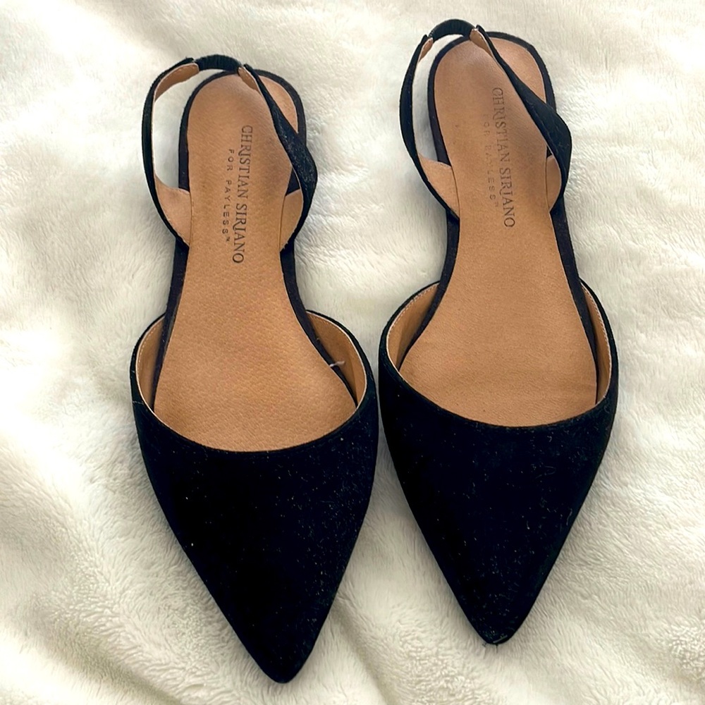 Christian Siriano Slingback Flats Size US 6.5